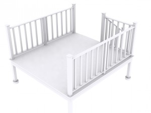 small deck for home Modelo 3D