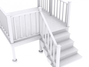 small deck for home Modelo 3D