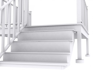 small deck for home Modelo 3D