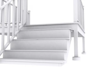 small deck for home 3D Model