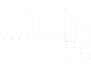 small deck for home Modelo 3D