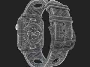 apple watch herms series 3 Model 3D