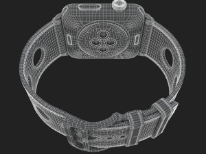 apple watch herms series 3 Model 3D