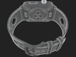 apple watch herms series 3 3D Model