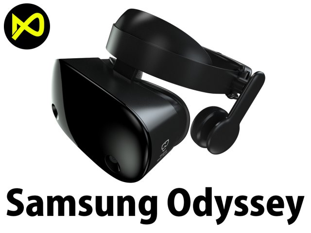samsung odyssey windows mixed vr headset 3D Model .c4d .max .obj .3ds .fbx .stl .blend 