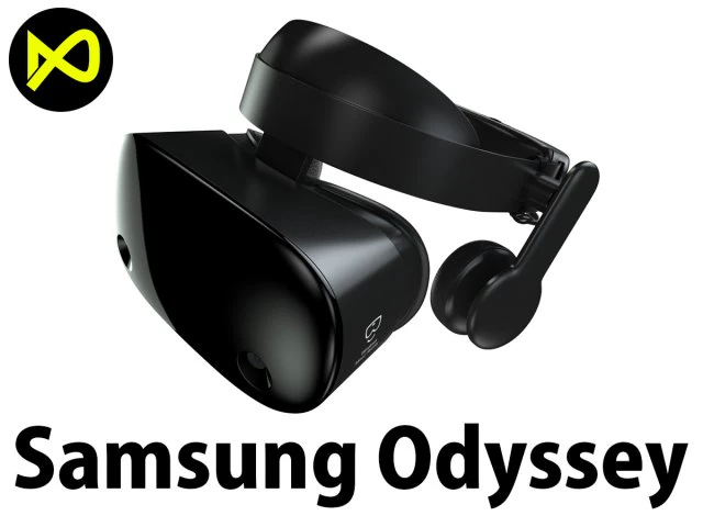 samsung odyssey windows mixed vr headset 3D Model .c4d .max .obj .3ds .fbx .stl .blend 
