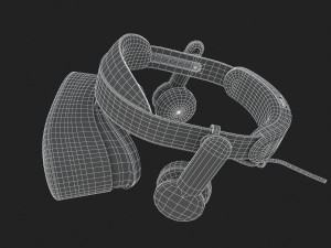 samsung odyssey windows mixed vr headset 3D Model