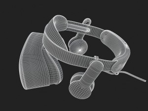 samsung odyssey windows mixed vr headset 3D Model