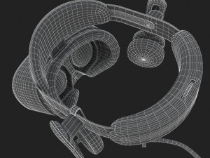 samsung odyssey windows mixed vr headset 3D Model