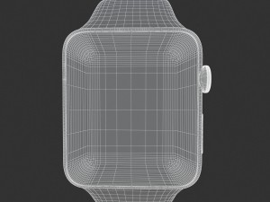 apple watch edition series 3 white 3D Модель