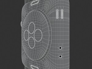 apple watch edition series 3 white 3D Модель