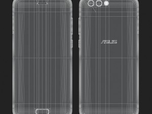 asus zenfone 4 black 3D Model