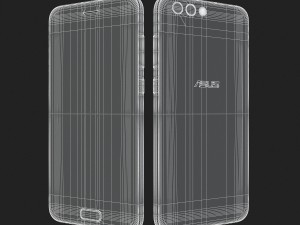 asus zenfone 4 black 3D Model