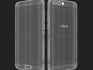 asus zenfone 4 black 3D Model