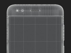 asus zenfone 4 black 3D Model