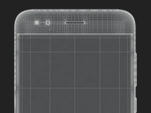 asus zenfone 4 black 3D Model