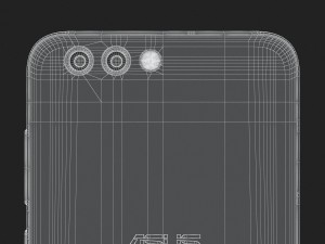 asus zenfone 4 black 3D Model