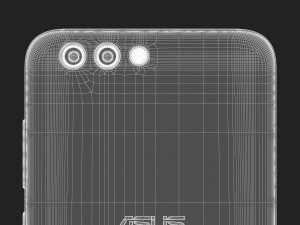 asus zenfone 4 black 3D Model