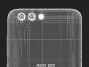 asus zenfone 4 black 3D Model