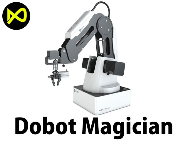 3d dobot magician smart robotic arm model Modèle 3D .c4d .max .obj .3ds .fbx .stl .blend 