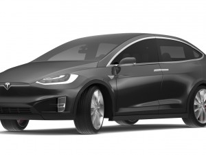 2017 tesla x multi colors 3D Model