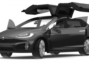 2017 tesla x multi colors 3D Model