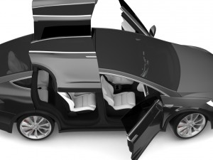 2017 tesla x multi colors 3D Model