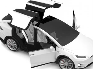 2017 tesla x multi colors 3D Model