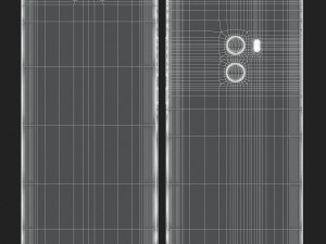 xiaomi mi mix 2 black 3D Model