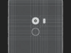 xiaomi mi mix 2 black 3D Model