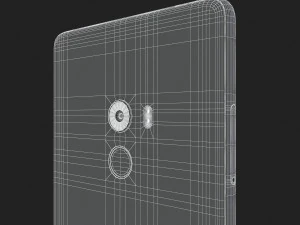 xiaomi mi mix 2 black 3D Model