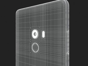 xiaomi mi mix 2 black 3D Model