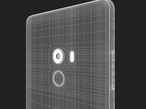 xiaomi mi mix 2 black 3D Model