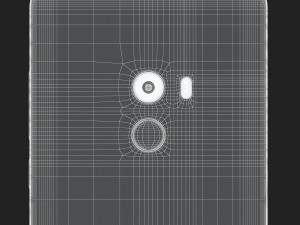 xiaomi mi mix 2 white Modelo 3D