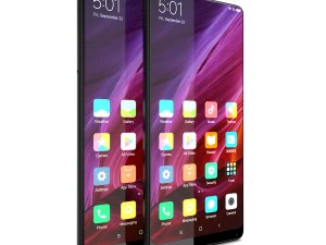 xiaomi mi mix 2 preto e branco Modelo 3D