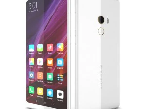 xiaomi mi mix 2 preto e branco Modelo 3D