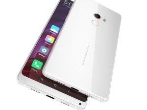xiaomi mi mix 2 black and white 3D Модель