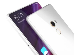xiaomi mi mix 2 preto e branco Modelo 3D