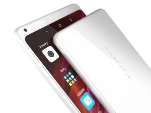 xiaomi mi mix 2 preto e branco Modelo 3D