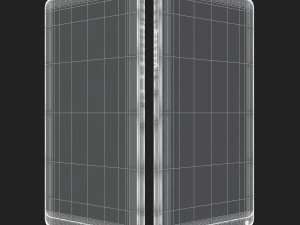 xiaomi mi mix 2 preto e branco Modelo 3D