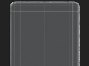 xiaomi mi mix 2 black and white 3D Модель