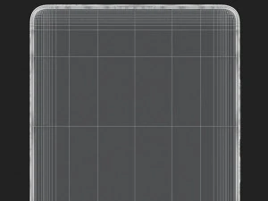 xiaomi mi mix 2 preto e branco Modelo 3D