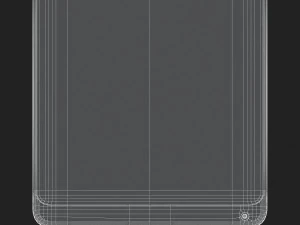 xiaomi mi mix 2 preto e branco Modelo 3D