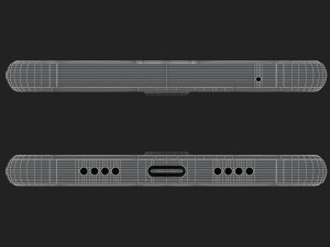 xiaomi mi mix 2 black and white 3D Модель