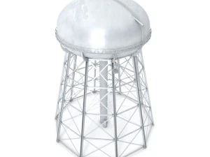 water storage tower 3D Model