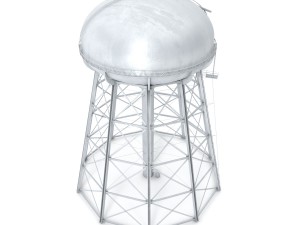 water storage tower 3D Model