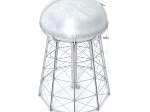 water storage tower 3D Model