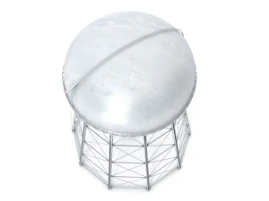 water storage tower 3D Model