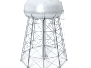 water storage tower 3D Model