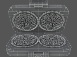 waffle maker 3D Model